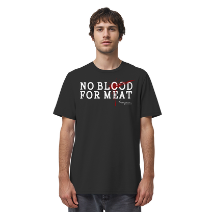 vegwear "no blood for meat" - unisex Bio T-Shirt