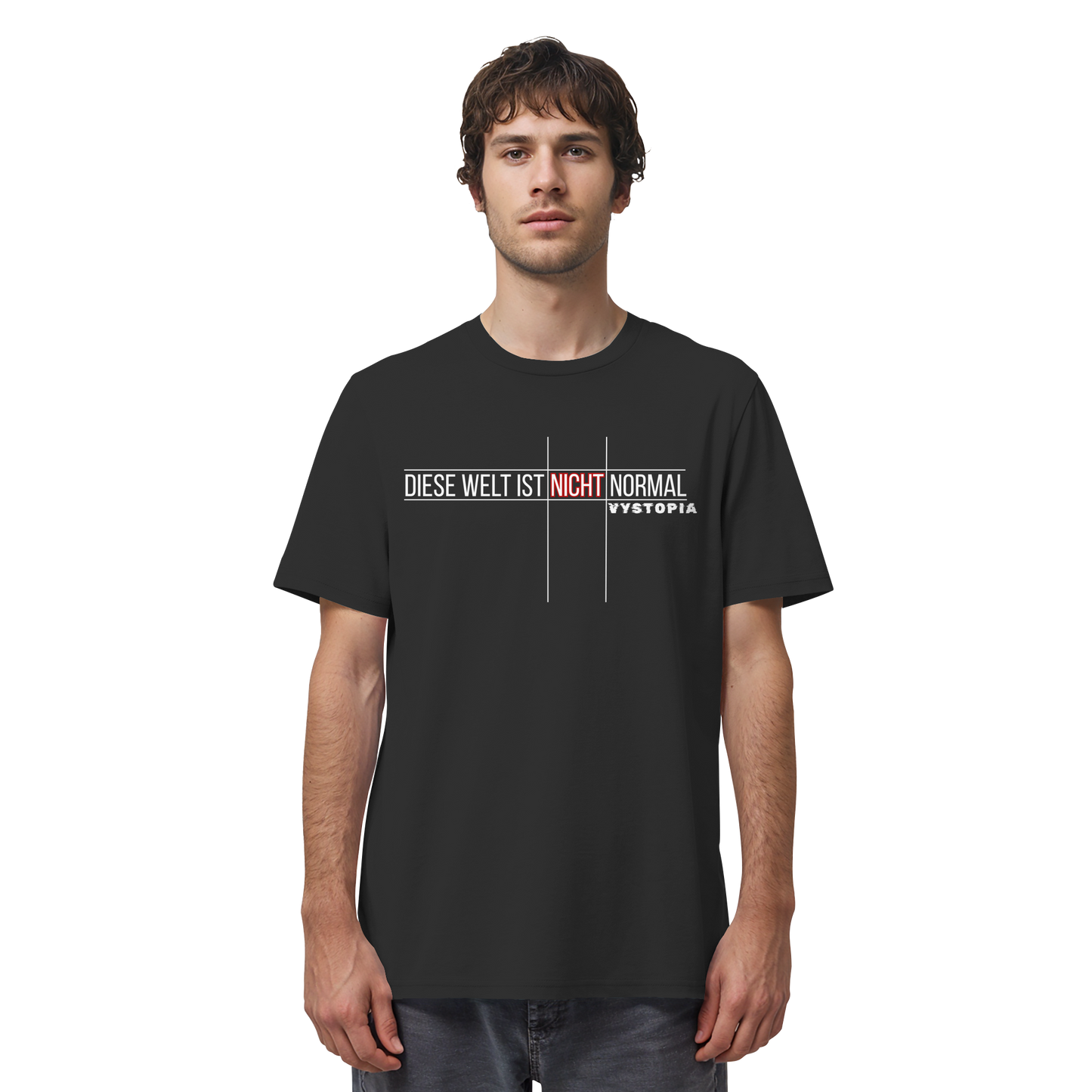 vegwear "Diese Welt ist nicht normal" - unisex Bio T-Shirt