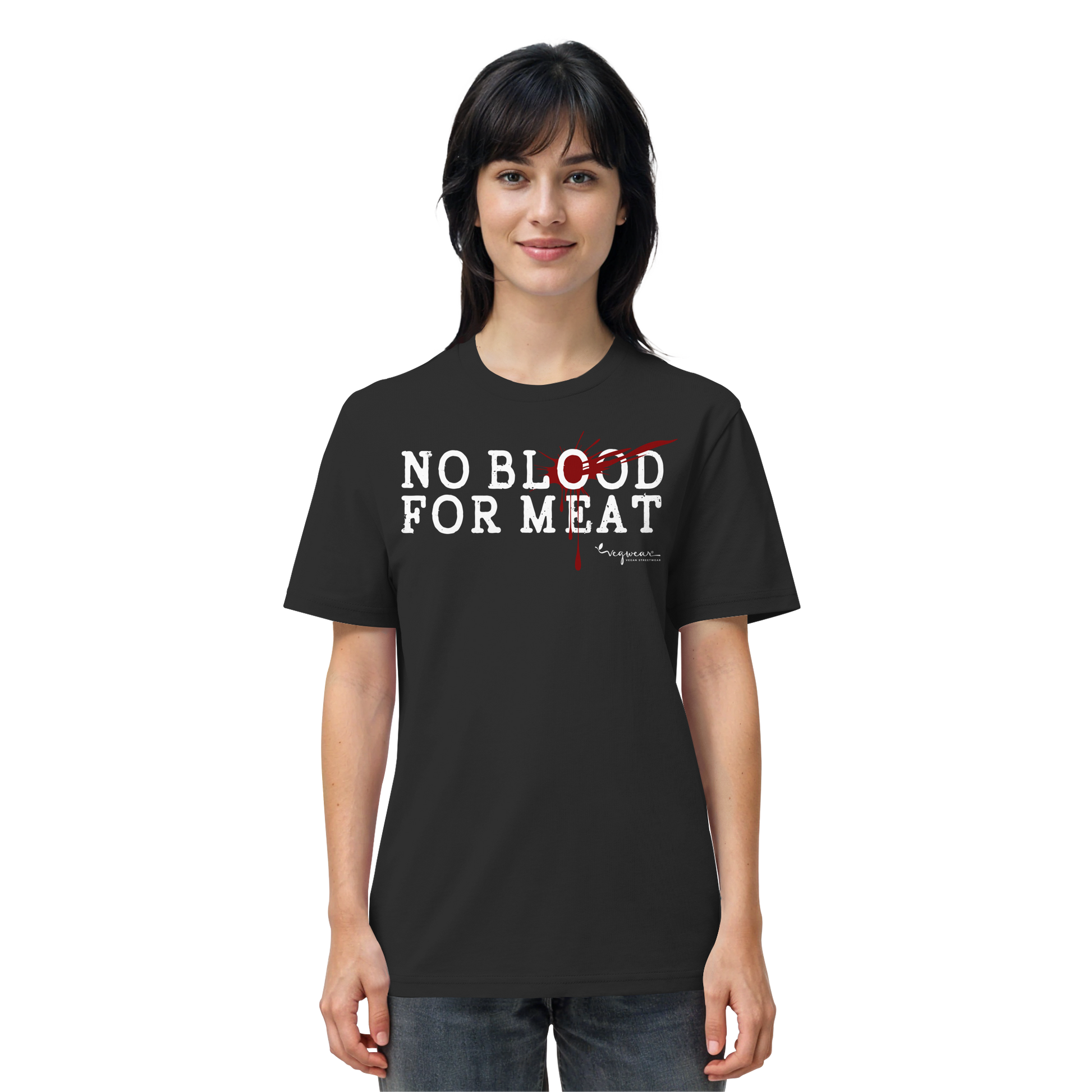 'no blood for meat' T-Shirt - Unisex Bio-T-Shirt | vegwear