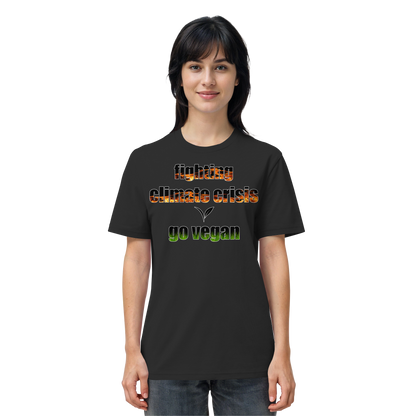 vegwear "fighting climate cirsis" - unisex Bio T-Shirt, vegan & klimafreundlich