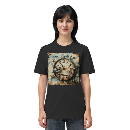 vegwear "time to protect nature" - unisex T-Shirt, nachhaltige Mode