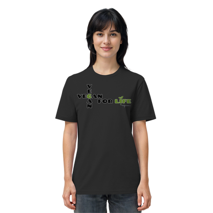 vegwear "vegan for life" - unisex T-Shirt bio vegan fair