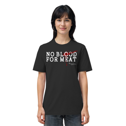vegwear "no blood for meat" - unisex Bio T-Shirt