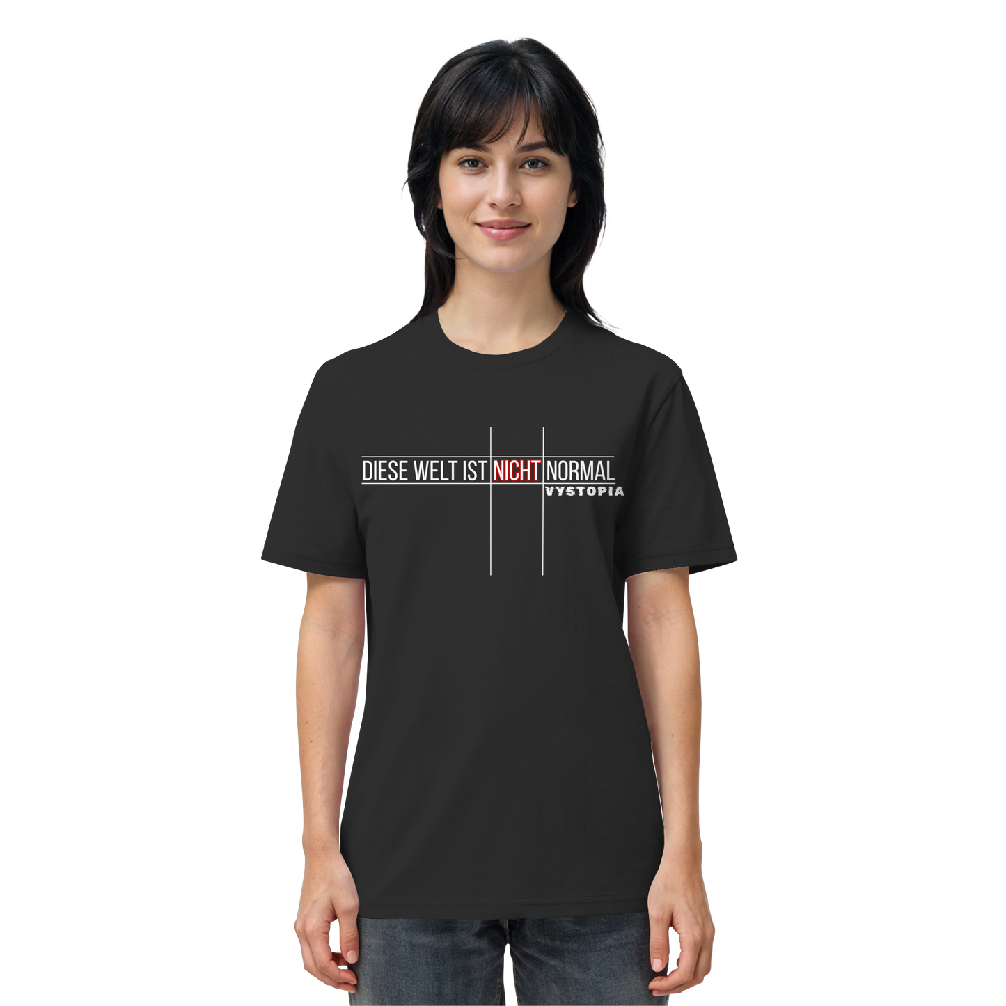 vegwear "Diese Welt ist nicht normal" - unisex Bio T-Shirt