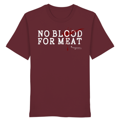 'no blood for meat' T-Shirt - Unisex Bio-T-Shirt | vegwear