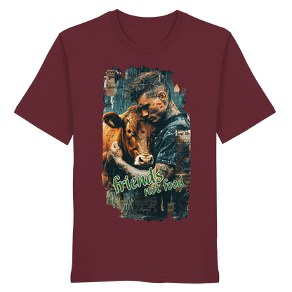 vegwear "friends not food" - unisex T-Shirt, vegan, fair, cool