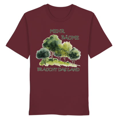 vegwear "mehr Bäume braucht das Land" - unisex Bio T-Shirt, vegan, fair, nachhaltig