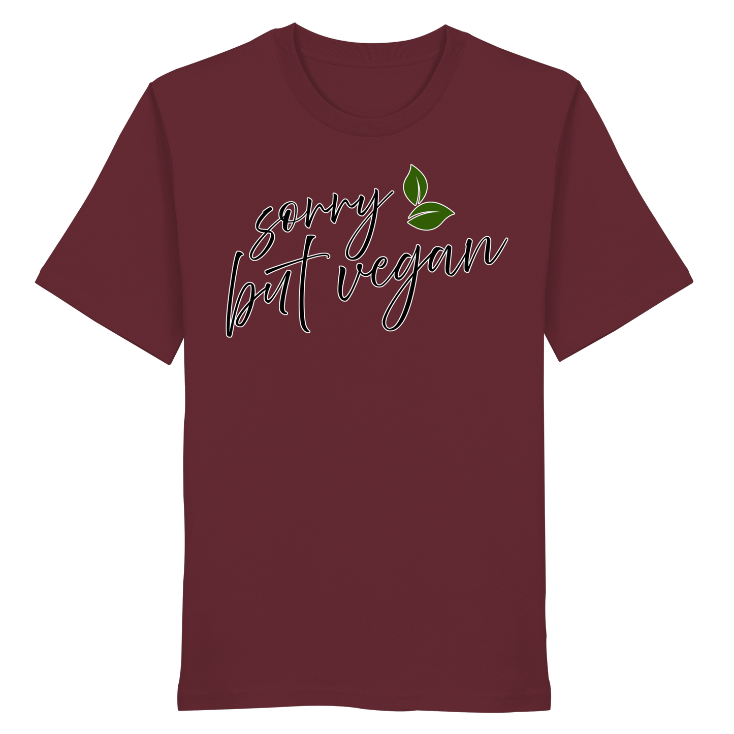vegwear "sorry but vegan" - unisex T-shirt, organic, vegan, sustainable