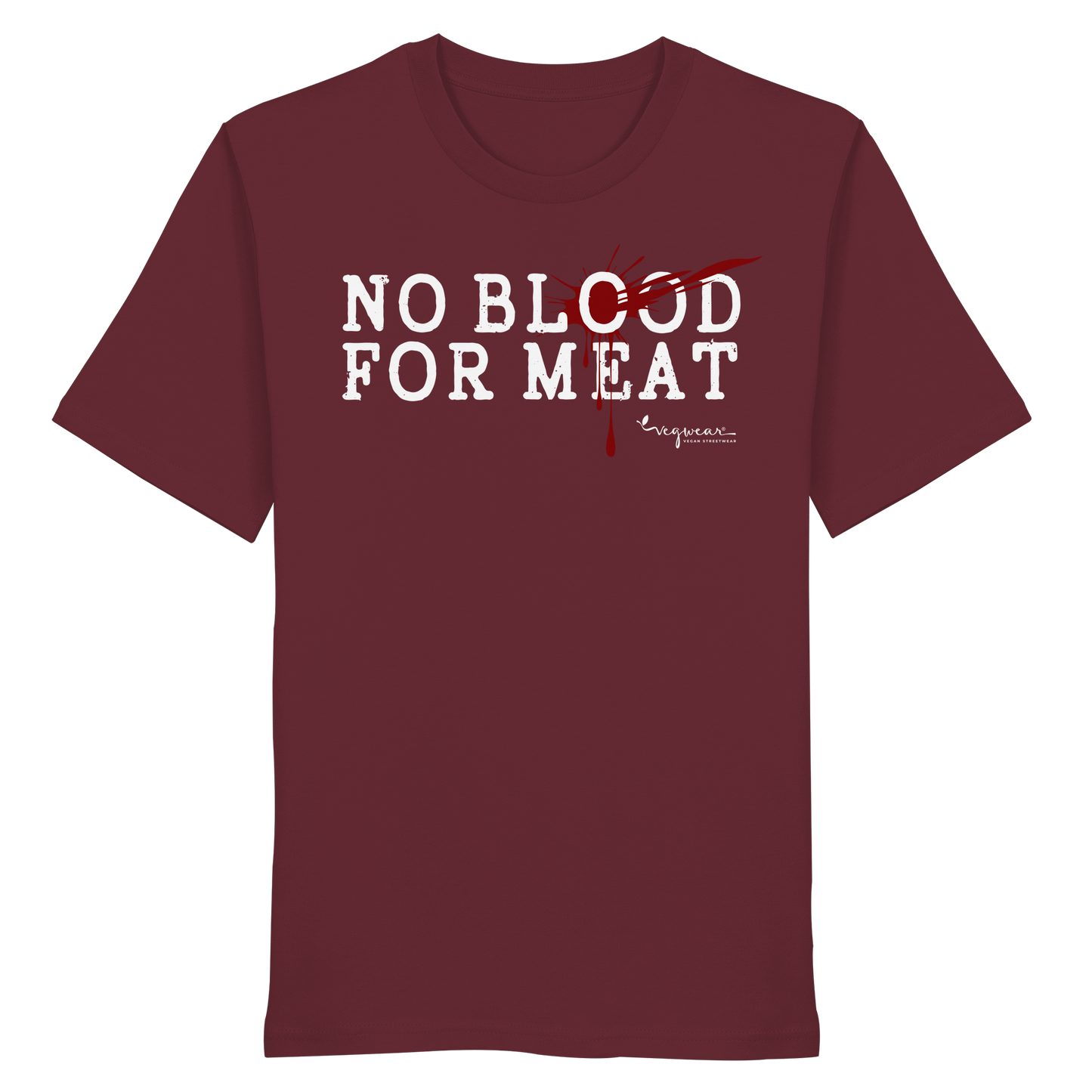 vegwear "no blood for meat" - unisex Bio T-Shirt