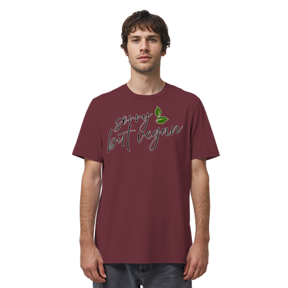 vegwear "sorry but vegan" - unisex T-shirt, organic, vegan, sustainable