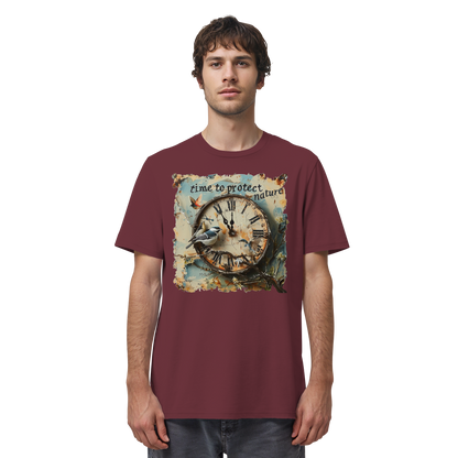 vegwear "time to protect nature" - unisex T-Shirt, nachhaltige Mode