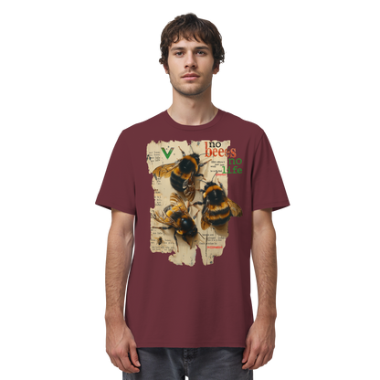 vegwear "no bees, no life" - unisex Bio T-Shirt, vegan fair