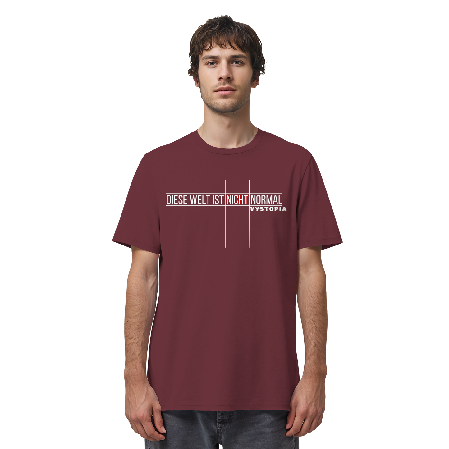 vegwear "Diese Welt ist nicht normal" - unisex Bio T-Shirt