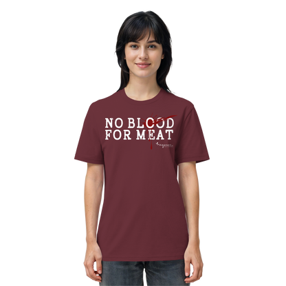 'no blood for meat' T-Shirt - Unisex Bio-T-Shirt | vegwear