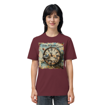 vegwear "time to protect nature" - unisex T-Shirt, nachhaltige Mode