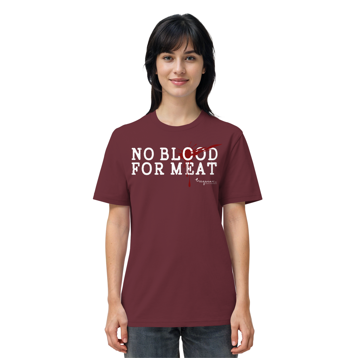 vegwear "no blood for meat" - unisex Bio T-Shirt