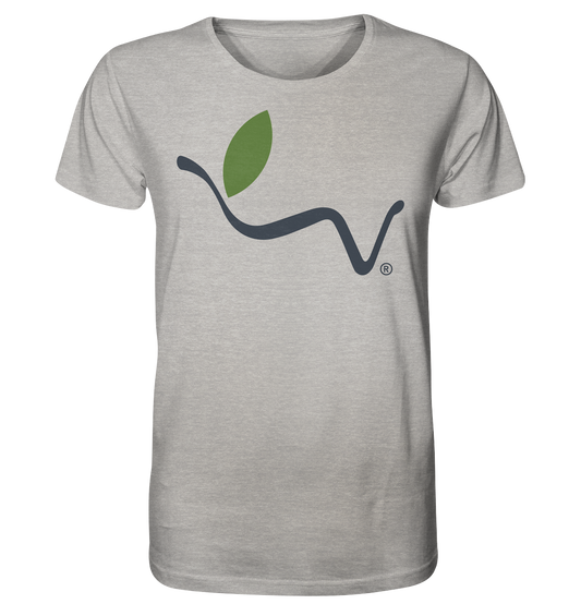 Motiv "vegwear Logo grau" - unisex Bio T-Shirt
