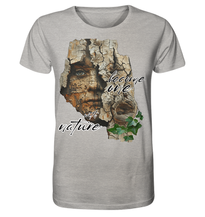 Motiv "become one with nature" - unisex Bio T-Shirt