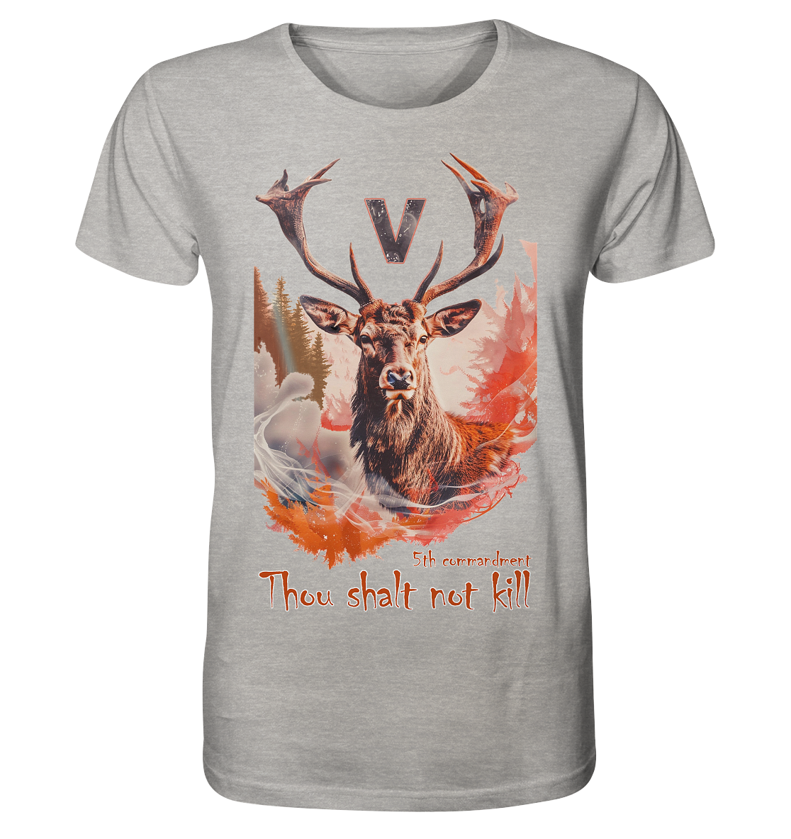 Motiv "thou shalt not kill" - unisex Bio T-Shirt