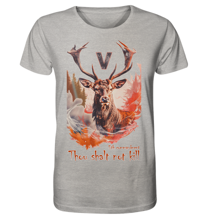 Motiv "thou shalt not kill" - unisex Bio T-Shirt