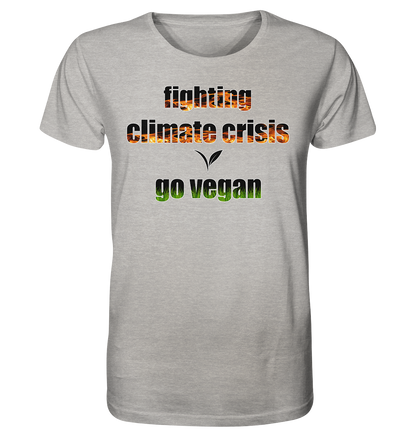 Motiv "fighting climate cirsis" - unisex Bio T-Shirt