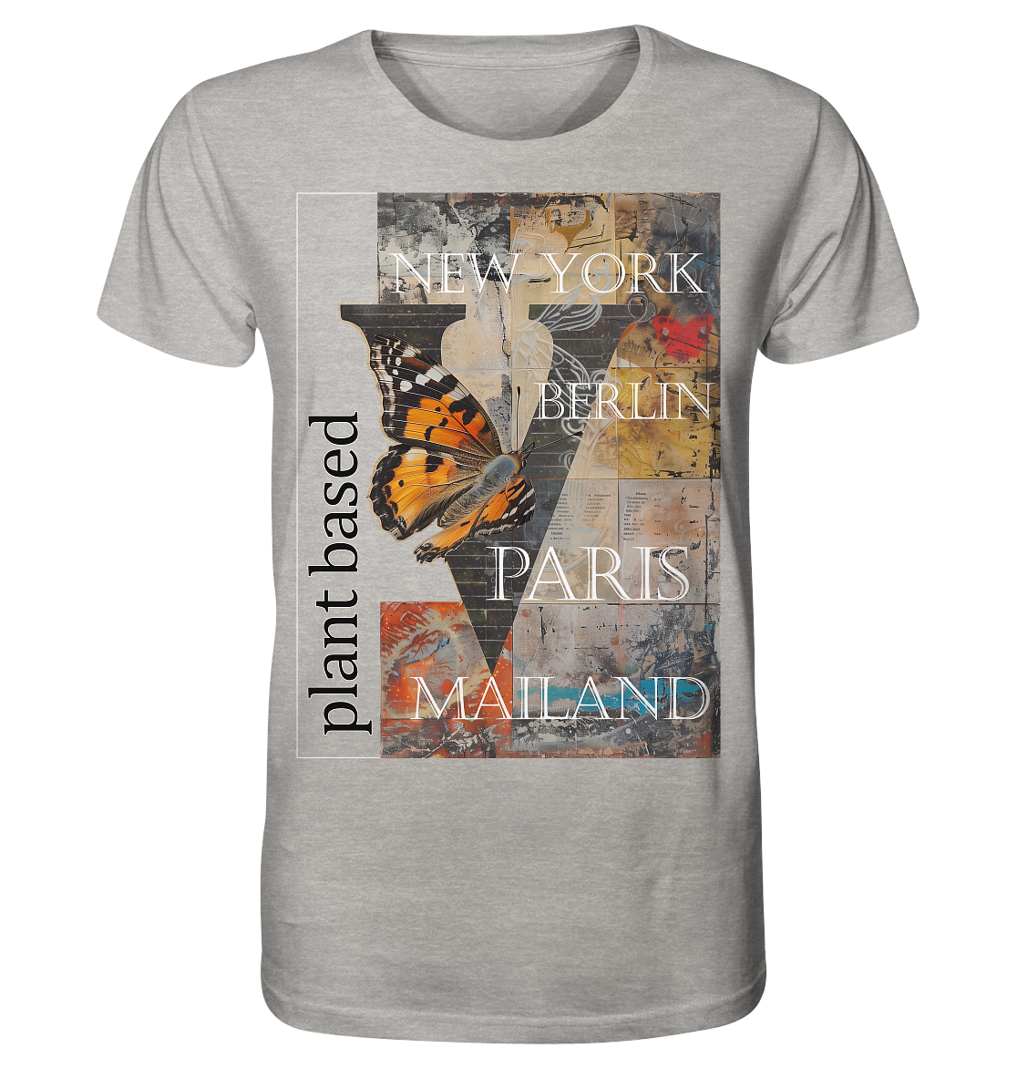 Motiv "plant based cities" - unisex Bio T-Shirt