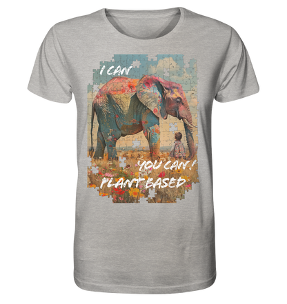 Motiv "plant based elephant" - unisex Bio T-Shirt