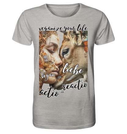 Motif "actio = reactio" - unisex organic T-shirt