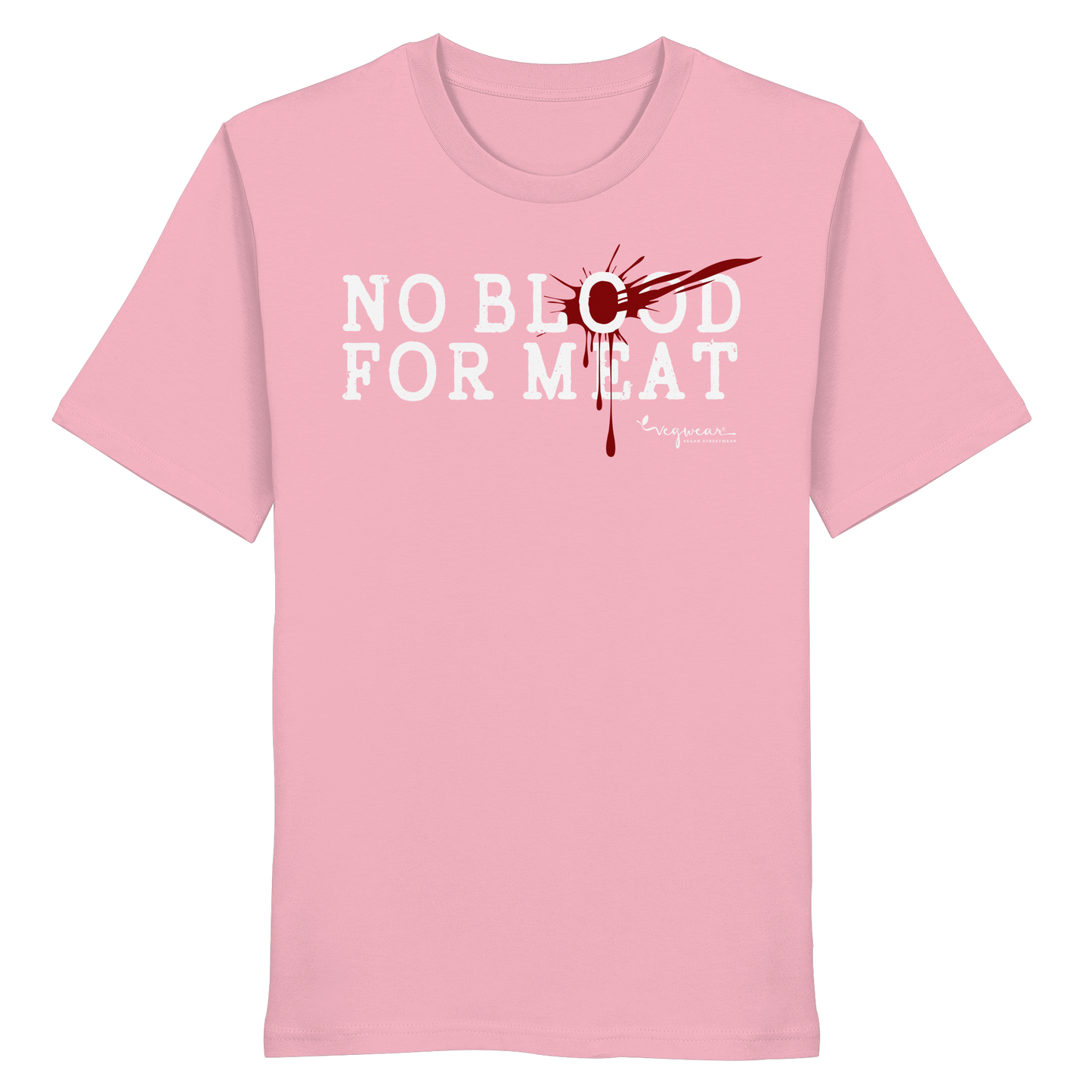 vegwear "no blood for meat" - unisex Bio T-Shirt