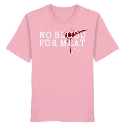 vegwear "no blood for meat" - unisex Bio T-Shirt