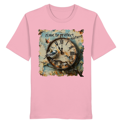 vegwear "time to protect nature" - unisex T-Shirt, nachhaltige Mode