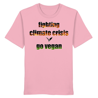 vegwear "fighting climate cirsis" - unisex Bio T-Shirt, vegan & klimafreundlich