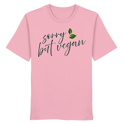 vegwear "sorry but vegan" - unisex T-shirt, organic, vegan, sustainable