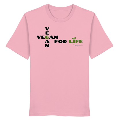 vegwear "vegan for life" - unisex T-Shirt bio vegan fair