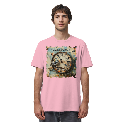 vegwear "time to protect nature" - unisex T-Shirt, nachhaltige Mode