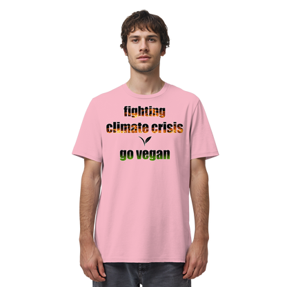 vegwear "fighting climate cirsis" - unisex Bio T-Shirt, vegan & klimafreundlich