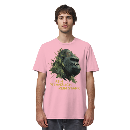 vegwear "Gorilla, rein pflanzlich, rein stark" - unisex Bio T-Shirt