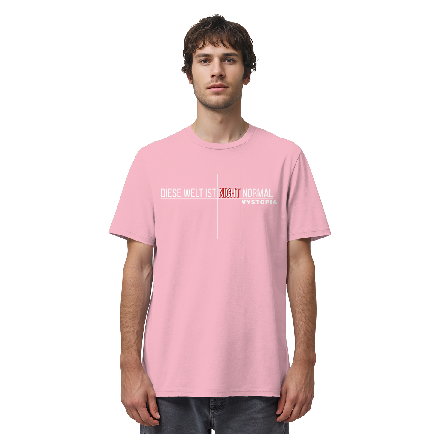vegwear "Diese Welt ist nicht normal" - unisex Bio T-Shirt