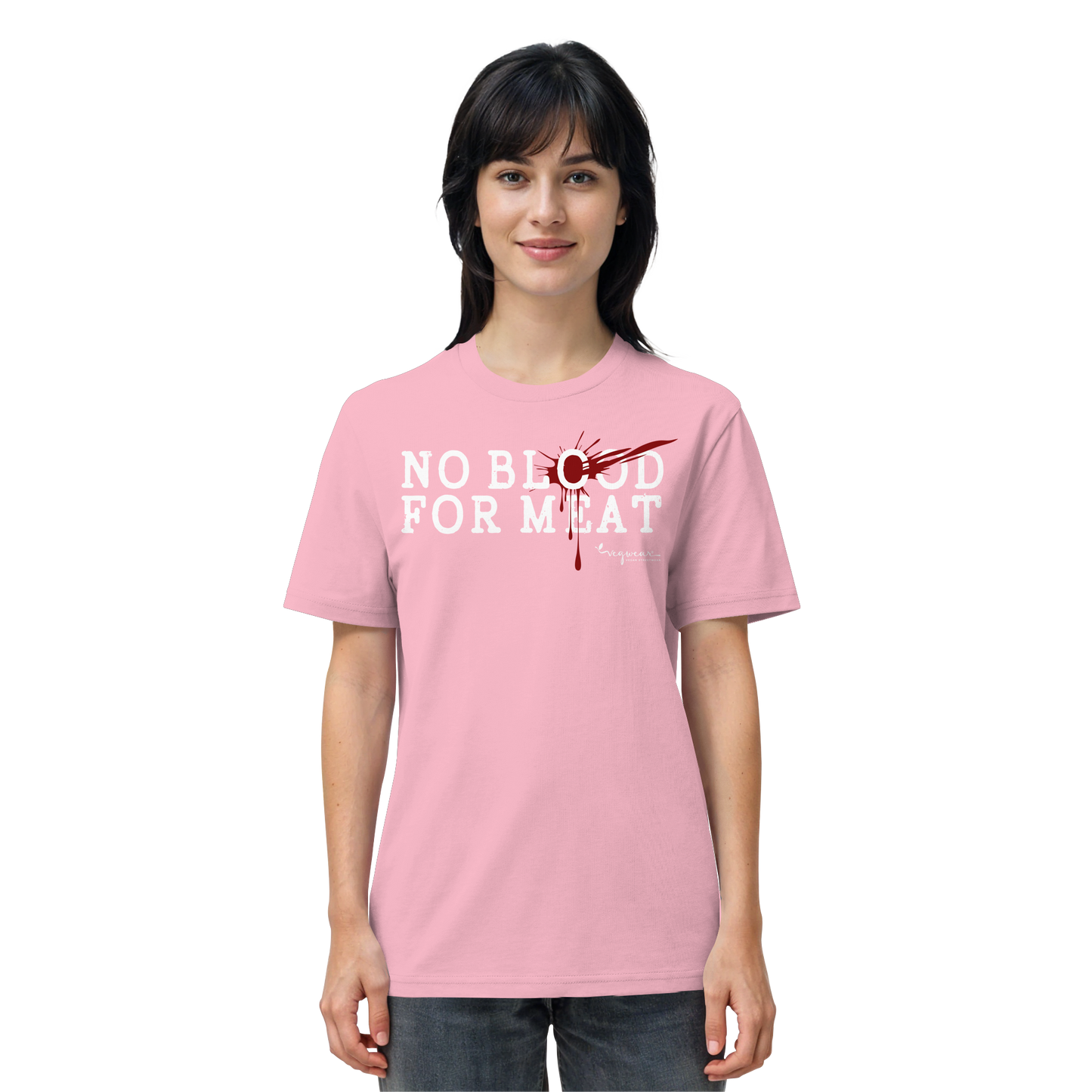 vegwear "no blood for meat" - unisex Bio T-Shirt