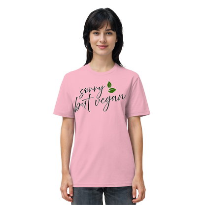 vegwear "sorry but vegan" - unisex T-shirt, organic, vegan, sustainable