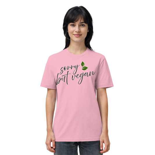 vegwear "sorry but vegan" - unisex T-shirt, organic, vegan, sustainable