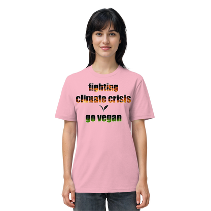vegwear "fighting climate cirsis" - unisex Bio T-Shirt, vegan & klimafreundlich