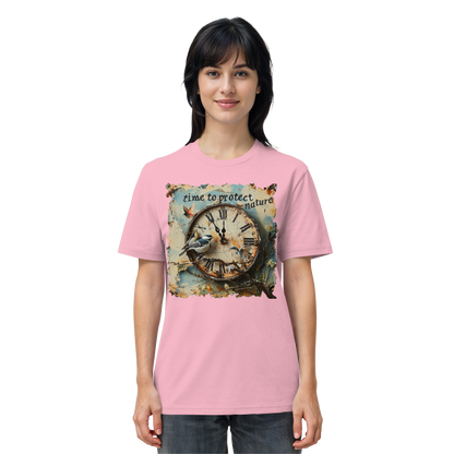 vegwear "time to protect nature" - unisex T-Shirt, nachhaltige Mode