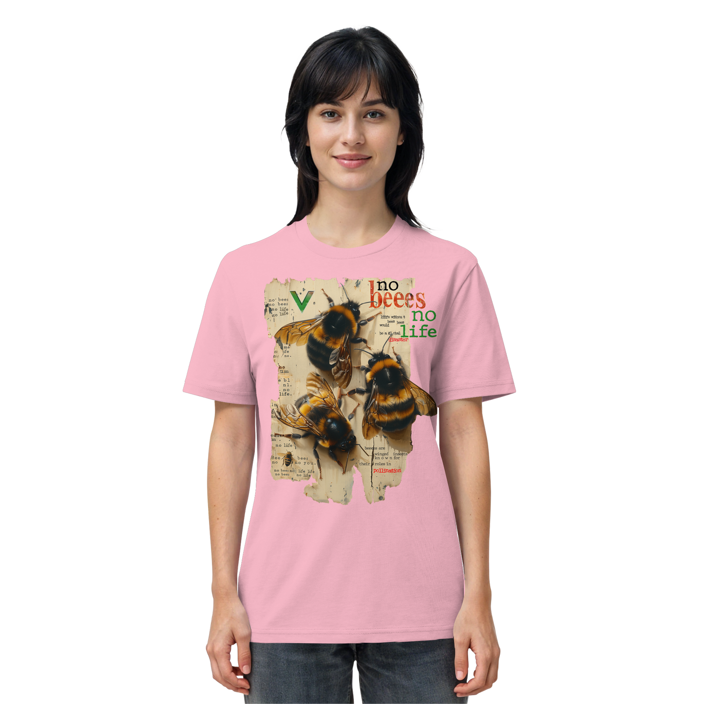 vegwear "no bees, no life" - unisex Bio T-Shirt, vegan fair