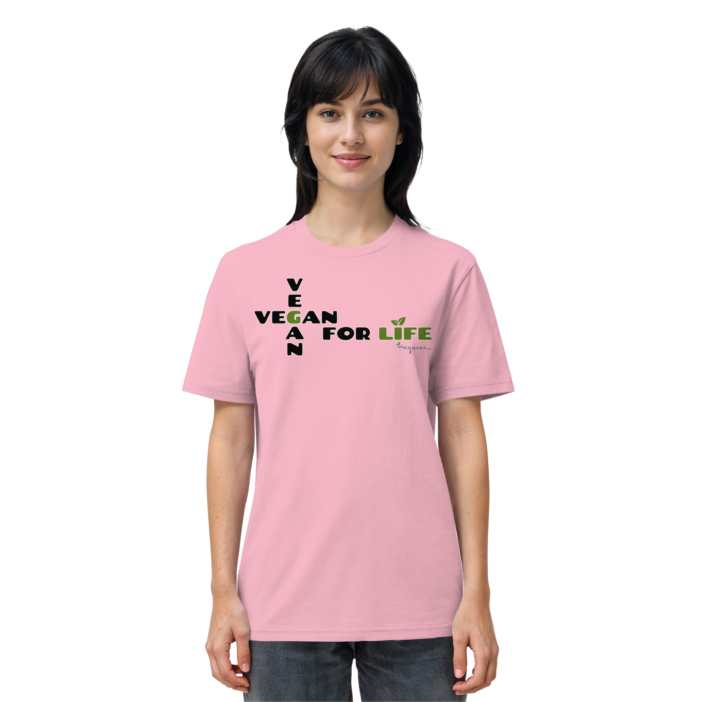 vegwear "vegan for life" - unisex T-Shirt bio vegan fair
