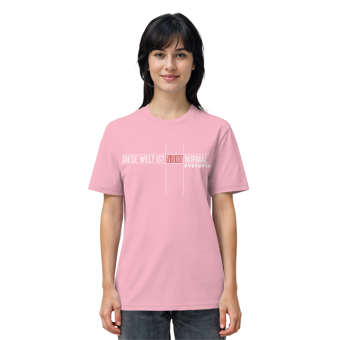 vegwear "Diese Welt ist nicht normal" - unisex Bio T-Shirt