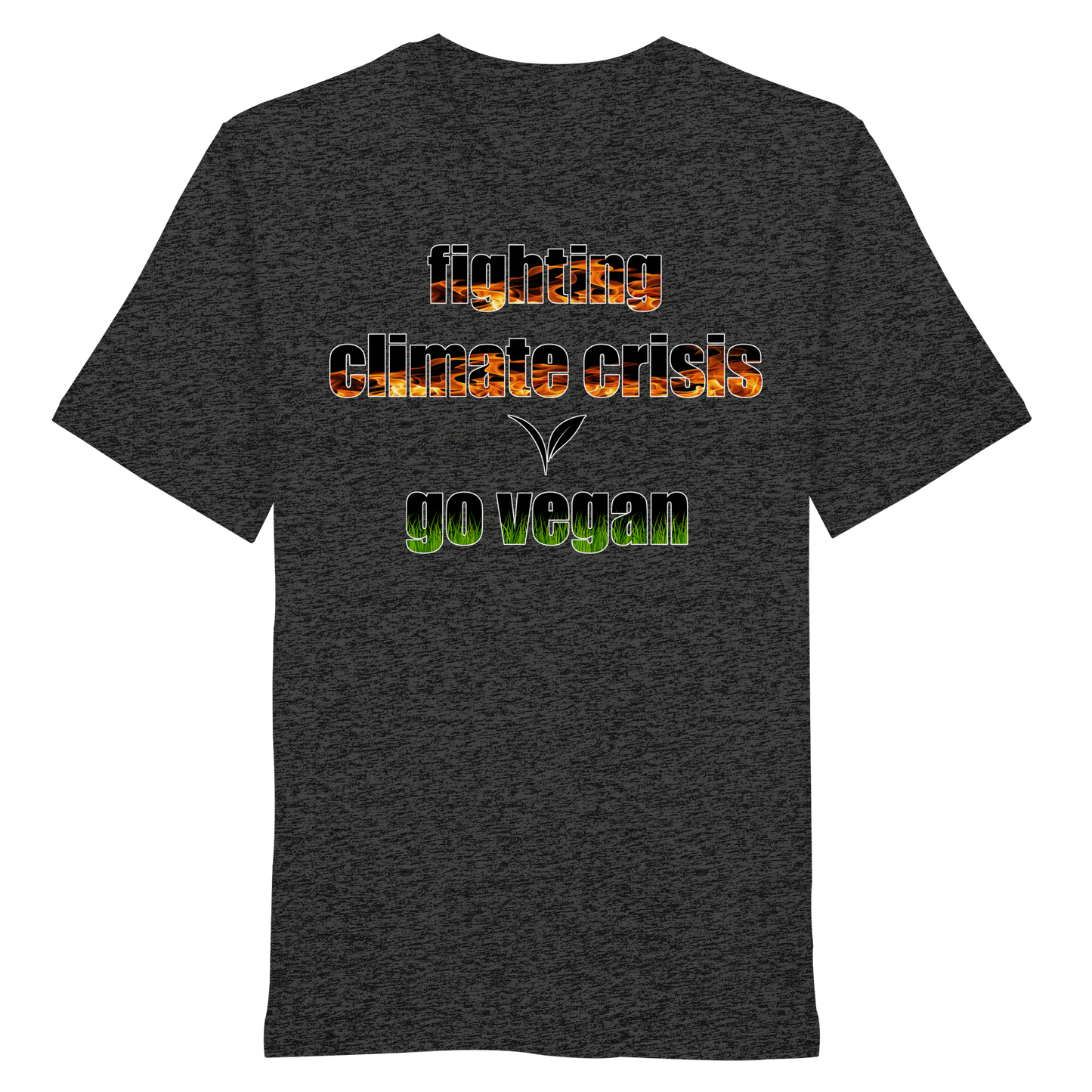 vegwear "fighting climate cirsis" - unisex Bio T-Shirt, vegan & klimafreundlich