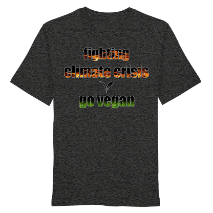 vegwear "fighting climate cirsis" - unisex Bio T-Shirt, vegan & klimafreundlich