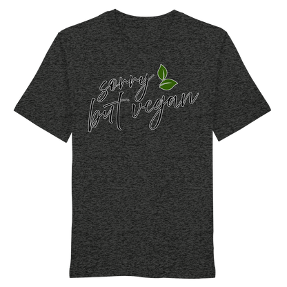 vegwear "sorry but vegan" - unisex T-shirt, organic, vegan, sustainable