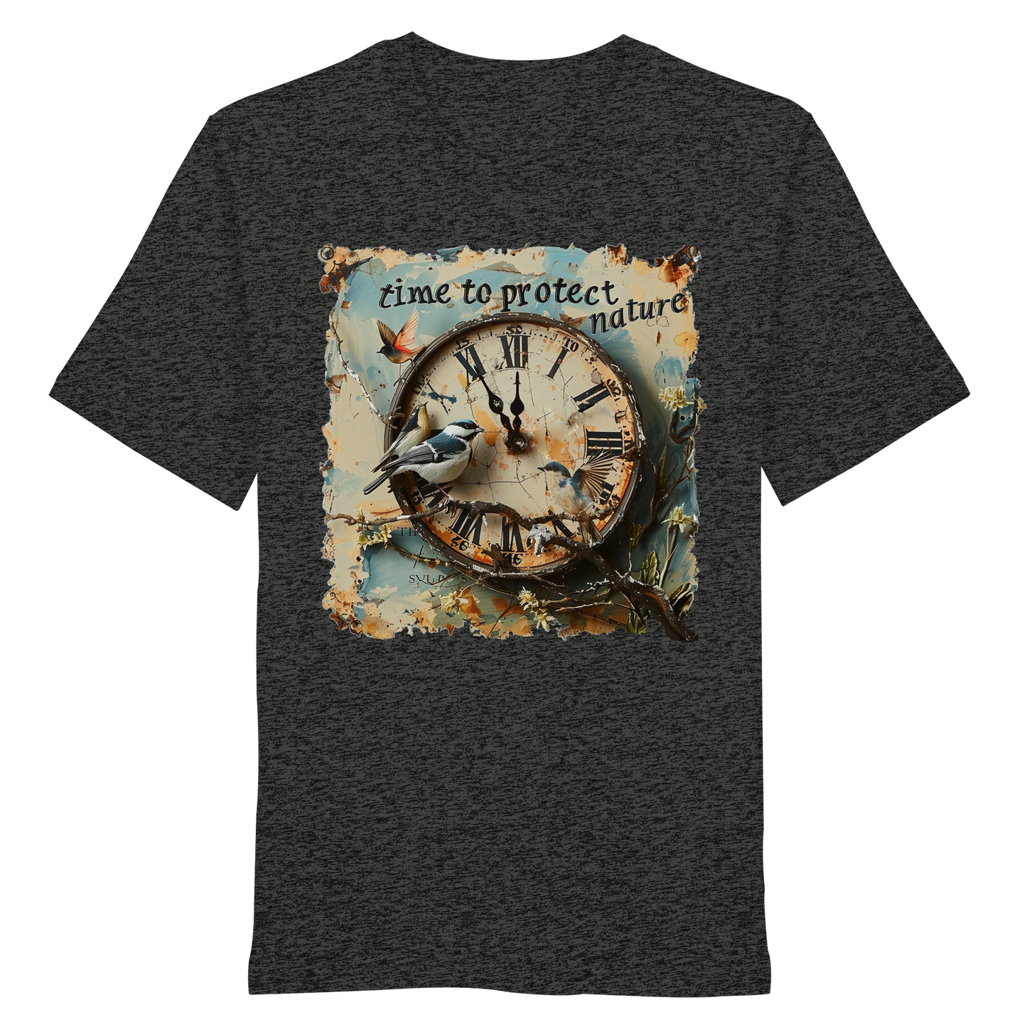 vegwear "time to protect nature" - unisex T-Shirt, nachhaltige Mode